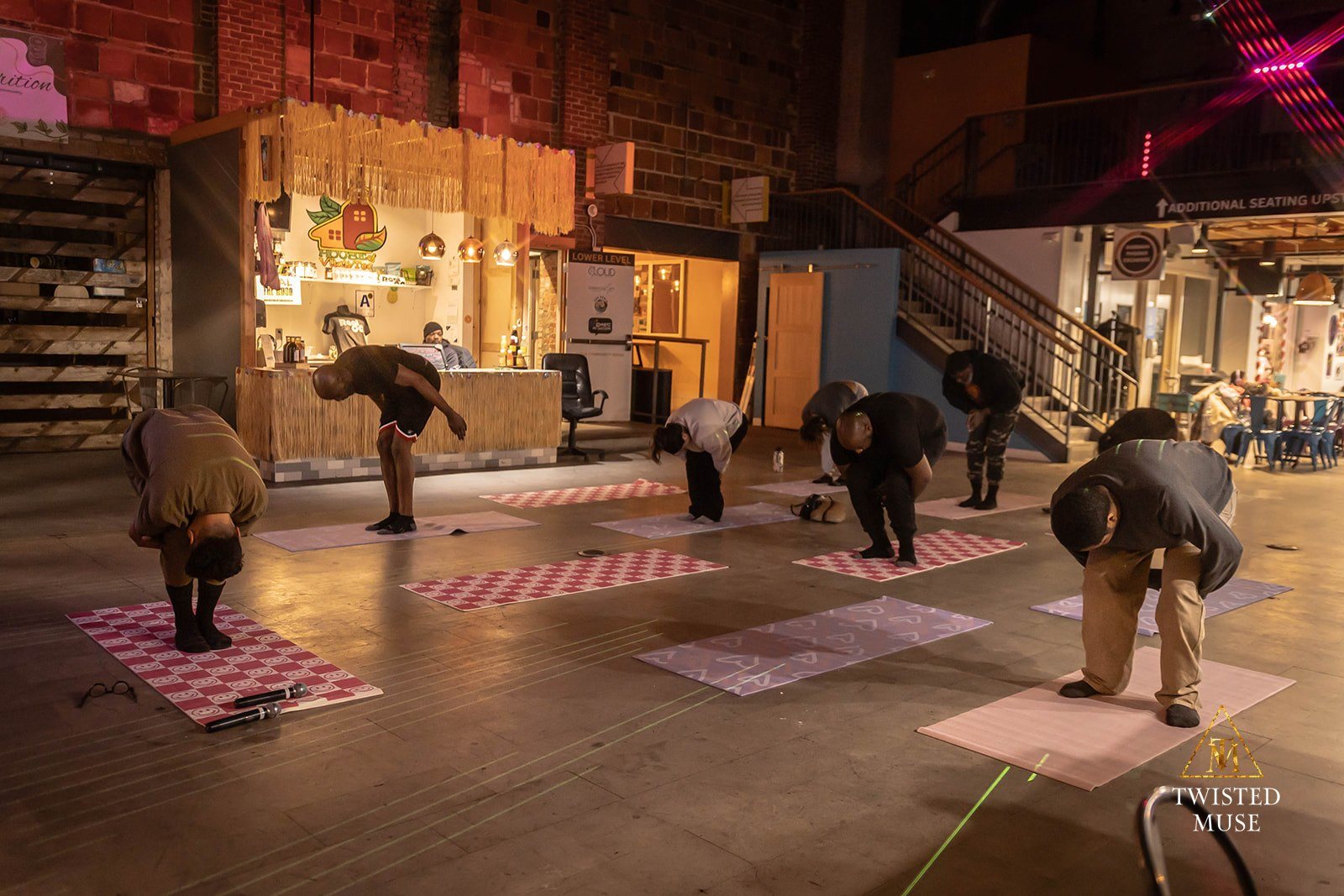 Group practice at Sherman Phoenix; community wellness archive